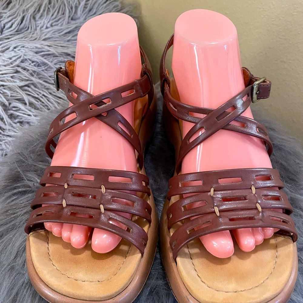 Dansko Cognac Vegan Sandals Size 39